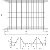 Сушка для посуды 400мм с рамой хром