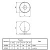 Ручка мебельная GN 3304 (DG 33 G2) хром