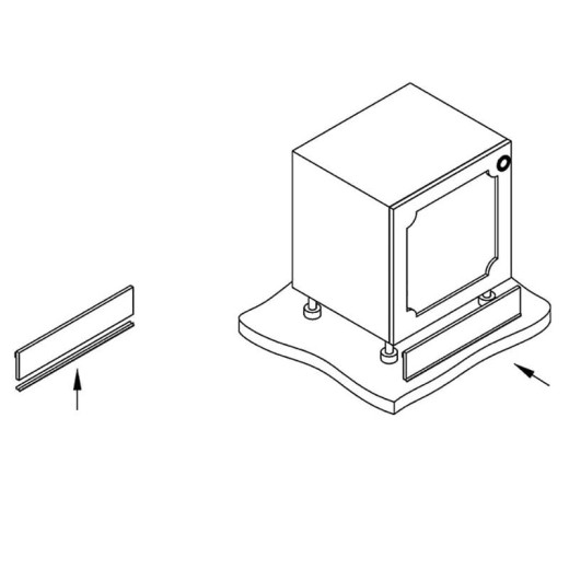 Ущільнювач цокольний 18 мм (L = 3000мм) Thermoplast