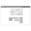 Эксцентриковая стяжка Rastex 15/22, цинк (1048254) Hettich