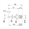 Дюбель быстрого монтажа под Rastex DU 333 (9046186) Hettich