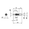 Дюбель ввинчиваемый Twister под Rastex DU 243 (9047862) Hettich