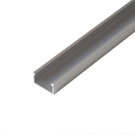 Профиль для LED-ленты, НАКЛАДНОЙ, L=2м, алюминий, анодированное серебро