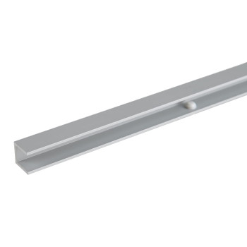 Профиль для стеклянных полок 6-8мм, PRISMATIC SLIM, L=664мм, алюминий, анодированное серебро