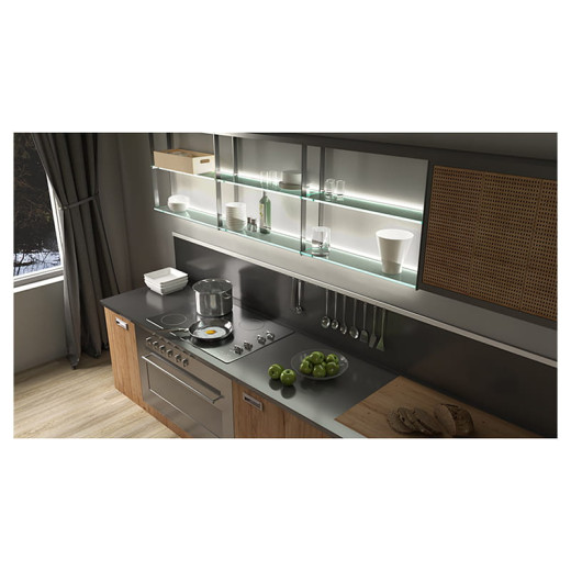 LED-cветильник для подсветки полок Prismatic mini 3D 12В/7, 5Вт/L=764мм, молочный, дневной свет