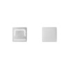 Заглушка для профиля PRISMATIC MINI 3D, пластик, белый