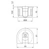 Стяжка VB 35/18, цинк (9117725) Hettich