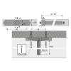 Полкодержатель Titan 1 толщина полки 24мм регулир. влево вправо (79713) Hettich