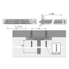 Полкодержатель Titan 3 толщина полки от 19мм (79714) Hettich