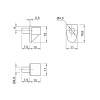 Полкодержатель Safety D=5мм, прозрачный (16180) Hettich