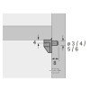 Полкодержатель Safety D=5мм, прозрачный (16180) Hettich