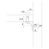 Полкодержатель Sekura 6 D=5мм (9005558) Hettich