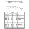 Ручка мебельная US 2601/C/128 (DS 26/128 G1/C) черный никель на основе меди