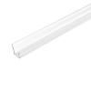 Профіль для LED-стрічки, врізний зі шторкою, L=3м, алюміній, білий мат