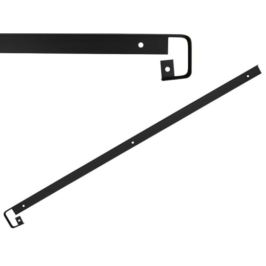 Соединение столешницы прямое L=600 H=38 R-4 черная
