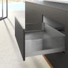Комплект ящика AvanTech YOU Q L=500 H=187 Inlay (скло) серебро Hettich