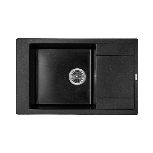 Гранитная мойка для кухни GRANADO Almeria Black shine