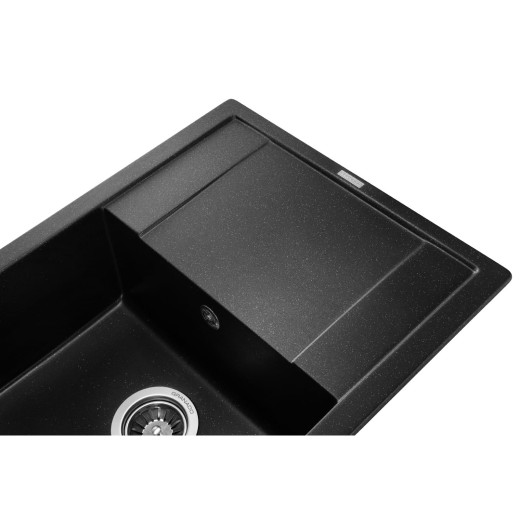 Гранитная мойка для кухни GRANADO Almeria Black shine