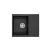 Гранитная мойка для кухни GRANADO Altea Black shine