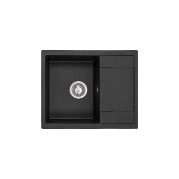 Гранитная мойка для кухни GRANADO Altea Black shine