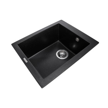 Гранитная мойка для кухни GRANADO Cadiz Black shine