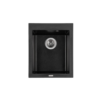 Гранитная мойка для кухни GRANADO Cadiz Black shine