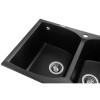 Гранитная мойка для кухни GRANADO Cordoba Black shine