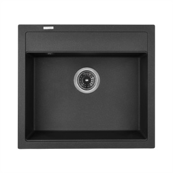 Гранитная мойка для кухни GRANADO Lerida Black shine