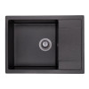 Гранитная мойка для кухни GRANADO Linares Black shine