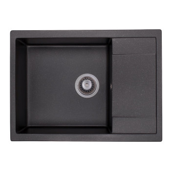 Гранитная мойка для кухни GRANADO Linares Black shine