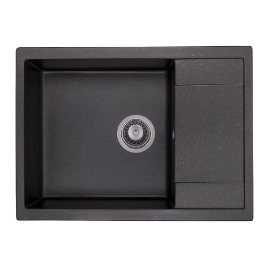 Гранитная мойка для кухни GRANADO Linares Black shine