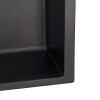 Гранитная мойка для кухни GRANADO Linares Black shine