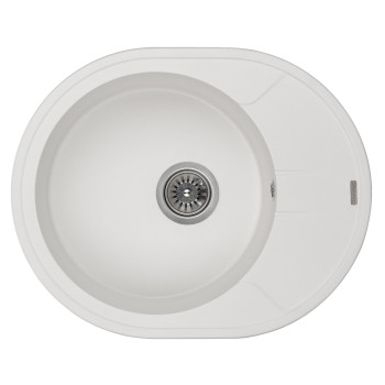 Гранитная мойка для кухни GRANADO Marbella White