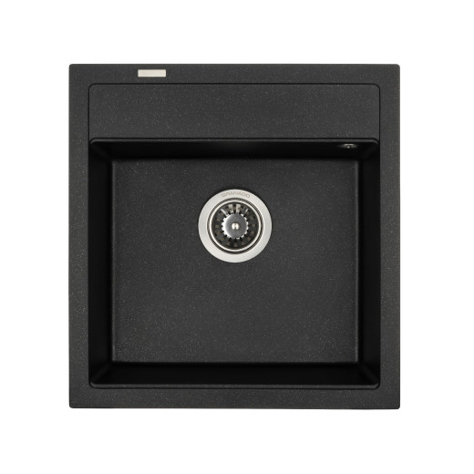 Гранитная мойка для кухни GRANADO Merida Black shine