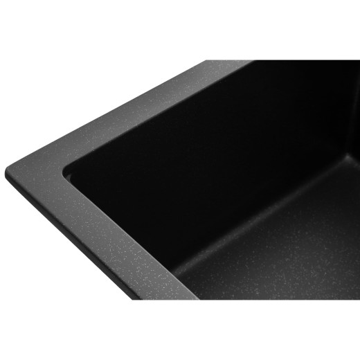 Гранитная мойка для кухни GRANADO Merida Black shine