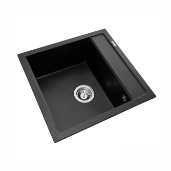 Гранитная мойка для кухни GRANADO Merida Black shine