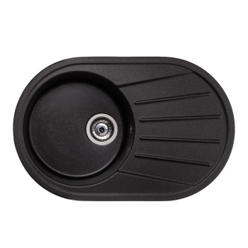 Гранитная мойка для кухни GRANADO Murcia Black shine
