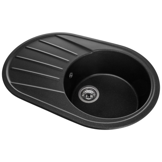 Гранитная мойка для кухни GRANADO Murcia Black shine