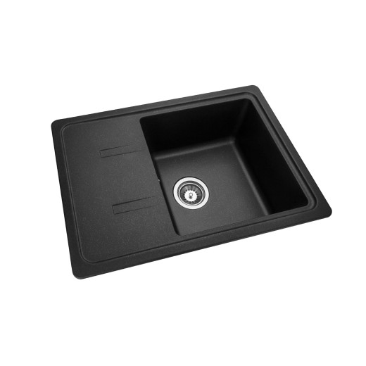 Гранитная мойка для кухни GRANADO Palma Black shine