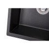 Гранитная мойка для кухни GRANADO Samora Black shine