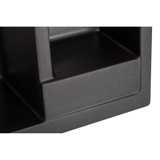 Гранитная мойка для кухни GRANADO Samora Black shine