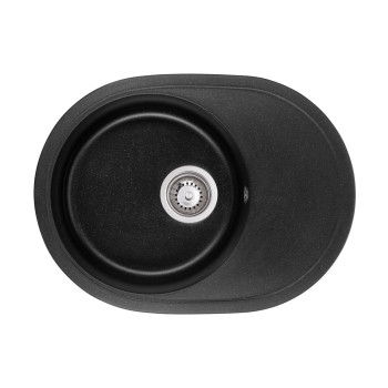 Гранитная мойка для кухни GRANADO Sevilla Black shine