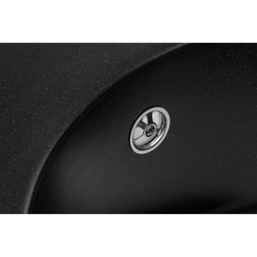 Гранитная мойка для кухни GRANADO Sevilla Black shine