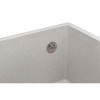 Гранітна мийка для кухні GRANADO Under top Gris