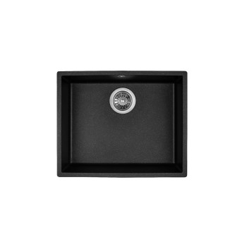 Гранитная мойка для кухни GRANADO Under top Max Black shine