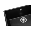 Гранітна мийка для кухні GRANADO Under top Max Black shine