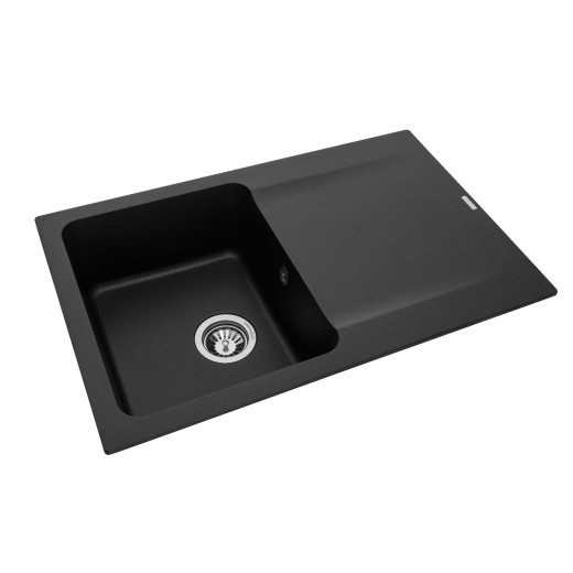 Гранитная мойка для кухни GRANADO Vigo Black shine