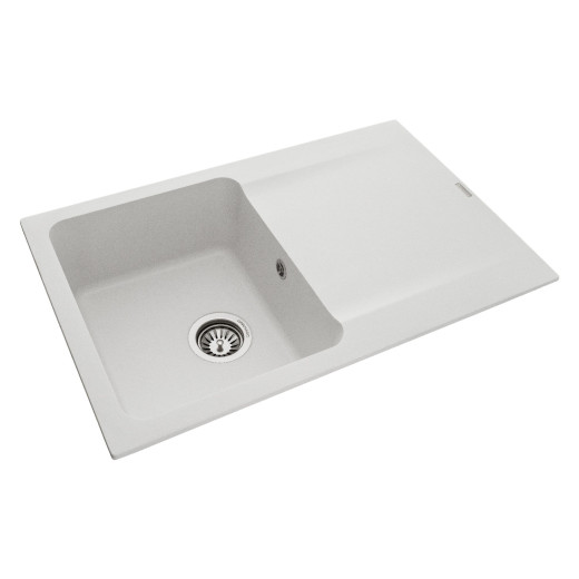 Гранитная мойка для кухни GRANADO Vigo White