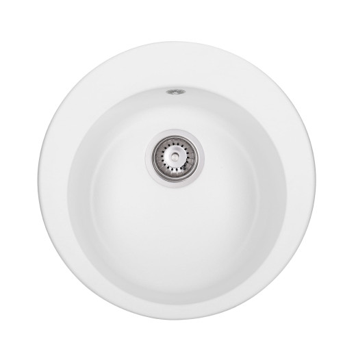 Гранитная мойка для кухни GRANADO Vitoria White