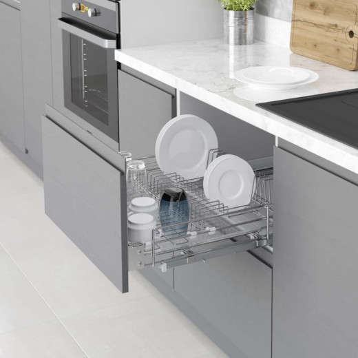 Сушка для посуды выдвижная на тандем Blum 60см хром S-2031-C
